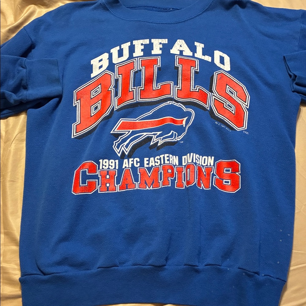 Buffalo Bills Blue Sweatshirt vintage